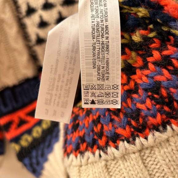 Zara Patchwork Knit Sweater Limited Edition Size S - Picture 13 of 15